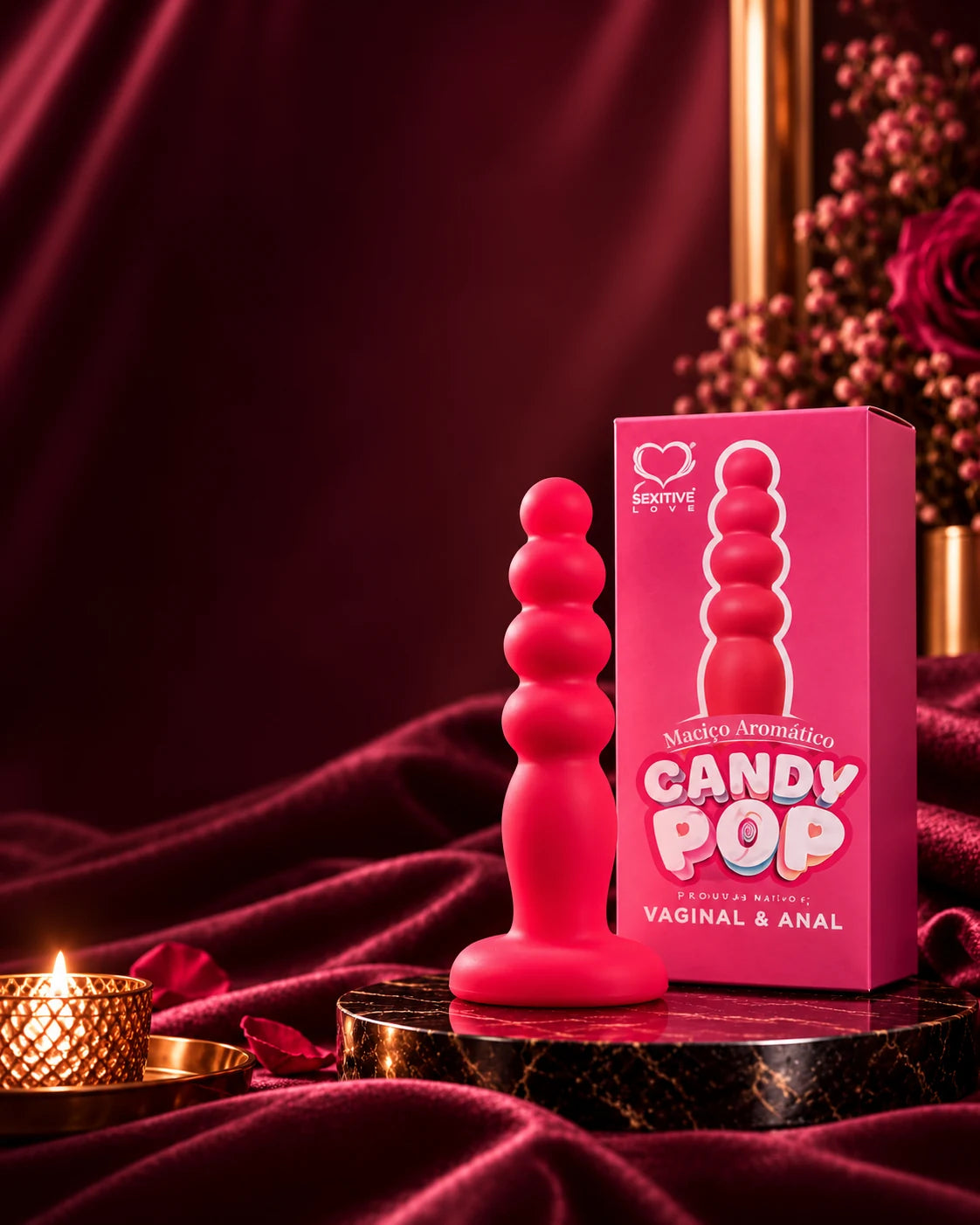 Maciço Aromático Candy Pop em cenário MIH’MOSA