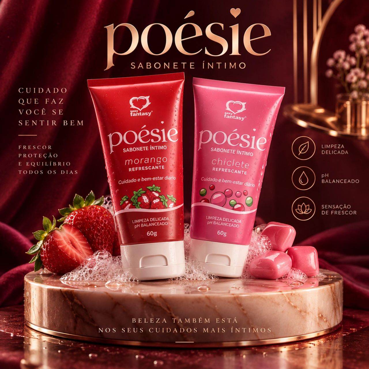 Poésie Sabonete Íntimo